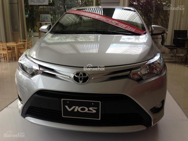 Toyota Vios E đời 2017, tặng 100% tiền thuế trước bạ hoặc giảm trực tiếp 55 triệu trong tháng 5. Giao xe tận nhà