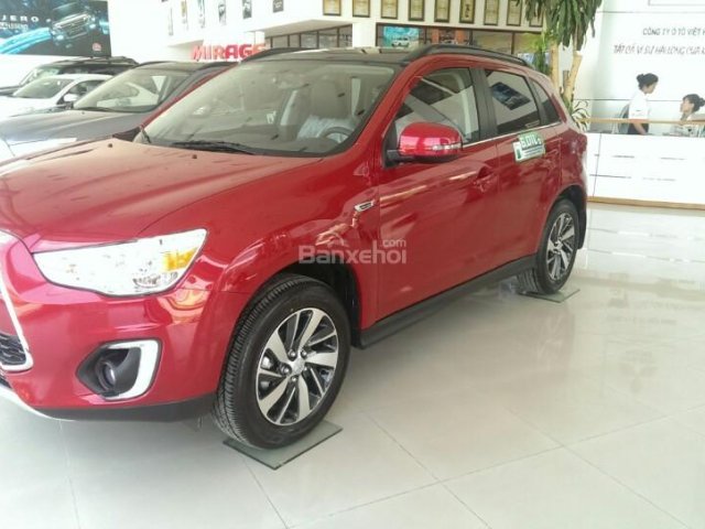 Bán xe Mitsubishi Outlander Sport GLS sản xuất 2016, màu đỏ, nhập khẩu chính hãng, giá chỉ 950 triệu, có xe giao ngay