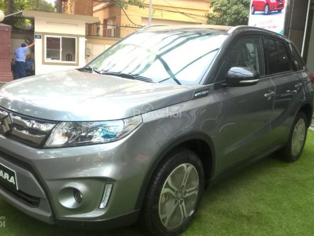 Suzuki Vitara Tây Hồ, màu xám nóc đen. Hỗ trợ vay vốn trả góp, đăng ký lưu hành xe