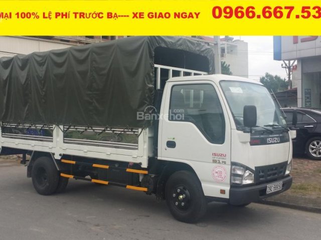 Bán trả góp xe Isuzu 1.4 tấn, khuyến mại 100% lệ phí trước bạ + 4 triệu dầu Diesel, LH 0966.667.534