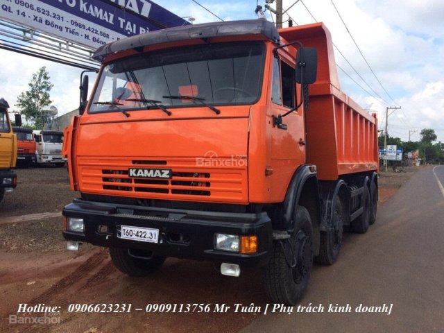 Kamaz 6540 ben 2015 mới, bán xe ben Kamaz 15m3 mới