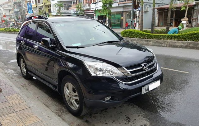 Bán xe Honda CR V đời 2010, màu đen, nhập khẩu