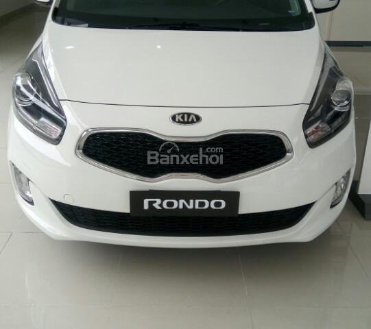 Bán xe Kia Rondo GAT đời 2018, màu trắng, hỗ trợ trả góp - LH: 0938 988 726