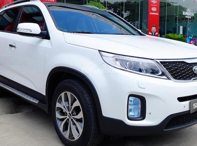 Bán ô tô Kia Sorento GAT đời 2018, màu trắng, hỗ trợ trả góp, LH 0938.988.726