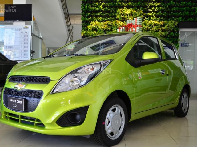 Bán Chevrolet Spark Van Duo, màu xanh, chính hãng, giá tốt Đà Nẵng - Ngọc Thảo 0935.556.055