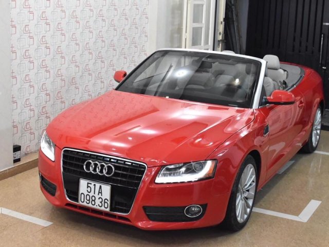 Bán Audi A5 2.0T đời 2009, màu đỏ, nhập khẩu số tự động