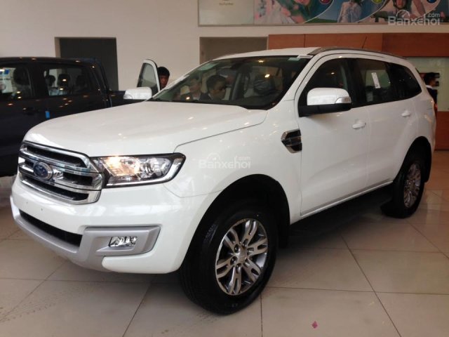 Bán Ford Everest 2.2L Titanium đời 2017, màu trắng, nhập khẩu nguyên chiếc