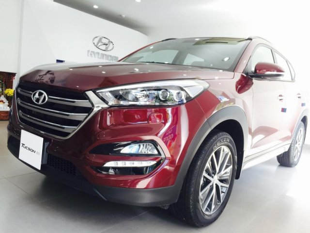 Bán Hyundai Tucson đời 2016, màu đỏ, 334 triệu