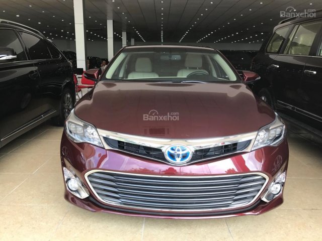 Bán xe Toyota Avalon Hybrid Limited màu đỏ, nhập khẩu nguyên chiếc Mỹ full đủ đồ