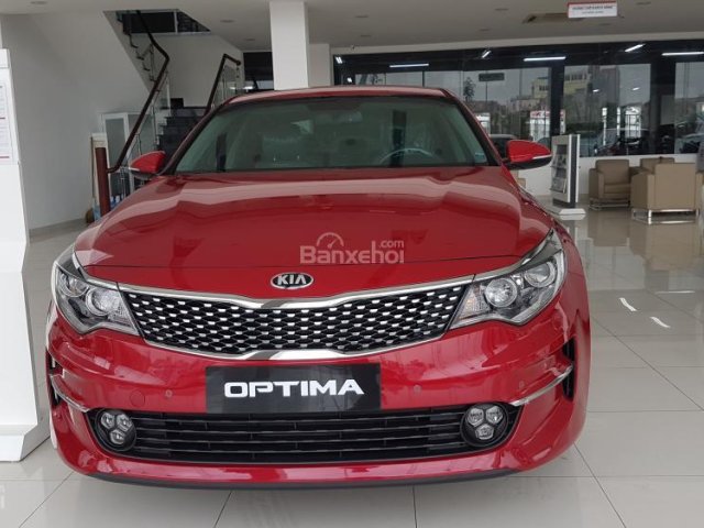 Kia Optima 2.0 AT, màu đỏ, hỗ trợ trả góp đến 90%-0966108885