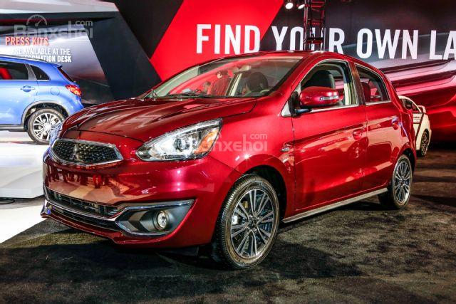 Bán xe Mitsubishi Mirage CVT Eco  đời 2018, màu đỏ, nhập khẩu, xe 5 cửa Mirage nhập khẩu