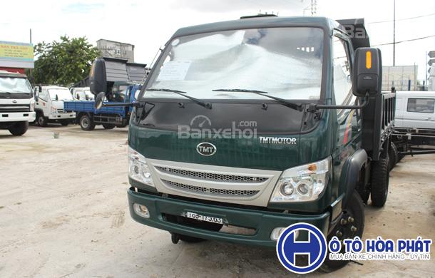 Bán xe ben Cửu Long 3T5, màu xanh