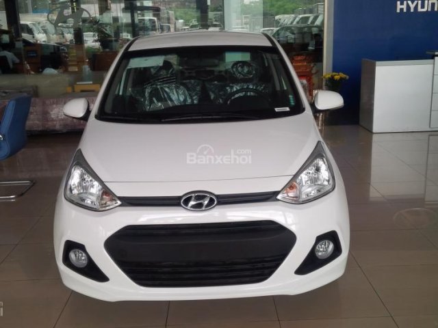 Bán ô tô Hyundai Grand i10 mới nhất, màu trắng, nhập khẩu, 350tr