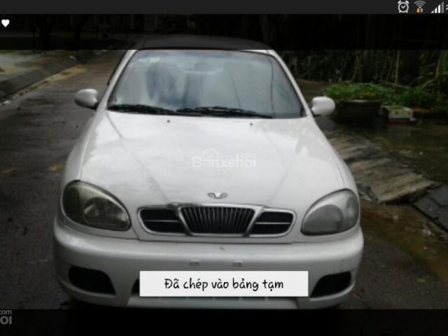 Cần bán xe Daewoo Lanos sản xuất 2001, màu trắng