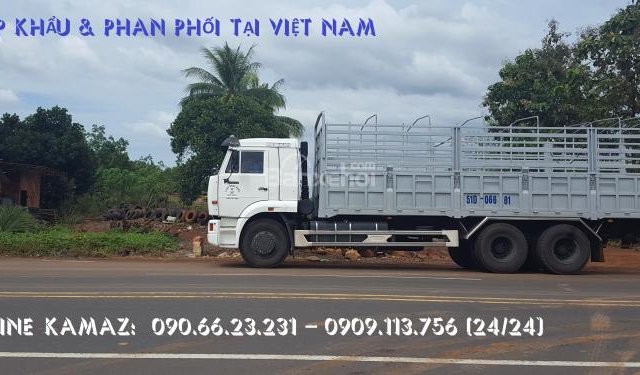 Tải thùng Kamaz 65117 (6x4) xe nhập khẩu mới 2016 tại Kamaz Bình Phước & Bình Dương