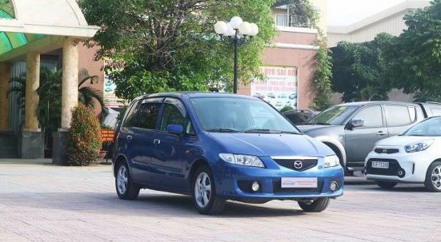 Cần bán xe Mazda Premacy đời 2004, màu xanh lam số tự động