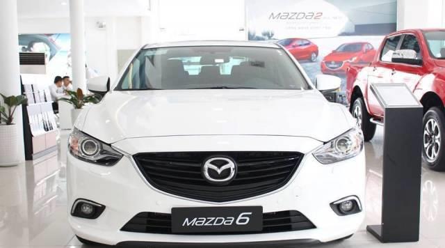 Bán Mazda 6 2.0 năm 2016, màu trắng giá cạnh tranh