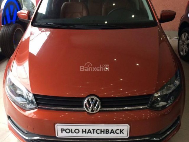 Volkswagen Đà Nẵng khuyến mãi lên tới 78 triệu với Polo Hatchback AT 2015 màu cam, nhập khẩu nguyên chiếc