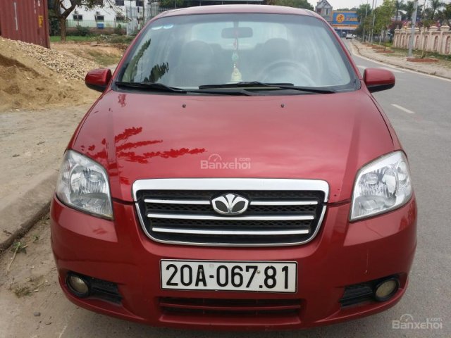 Cần bán xe Daewoo Gentra SX đời 2008, màu đỏ chính chủ, giá 222tr