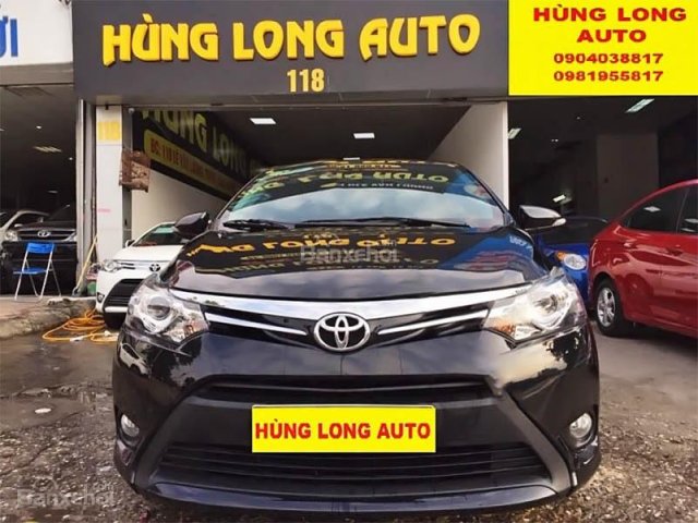 Bán xe Toyota Vios 1.5 G 2016, màu đen, giá tốt