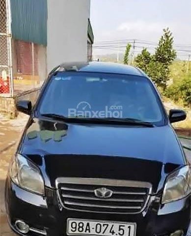 Cần bán lại xe Daewoo Gentra SX đời 2008, màu đen 