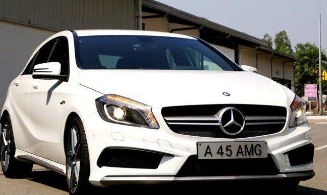 Bán ô tô Mercedes A45 AMG 2016, màu trắng, xe nhập