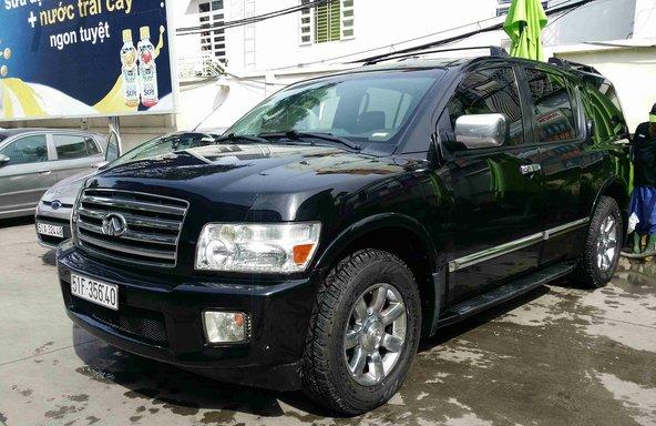 Bán xe cũ Infiniti QX56 4x4 sản xuất 2004, màu đen, nhập khẩu chính hãng