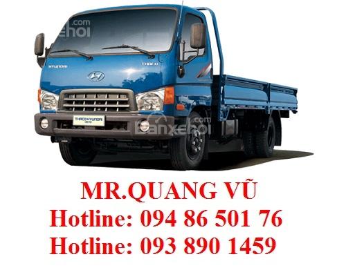 Bán xe Thaco Hyundai HD650 năm sản xuất 2016, màu xanh lam