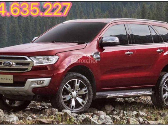 Bán xe Ford Everest sản xuất 2017 màu đỏ, 1 tỷ 349 triệu nhập khẩu, hỗ trợ vay 80%, liên hệ: 0934.635.227