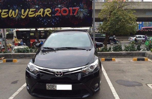 Bán xe cũ Toyota Vios 1.5 G đời 2016, màu đen số tự động