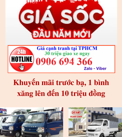 Bán xe tải Dongben 800kg, trả góp lãi suất thấp giao ngay