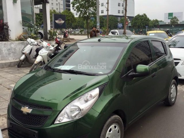 Bán ô tô Chevrolet Spark Van đời 2011, màu xanh, nhập khẩu chính hãng