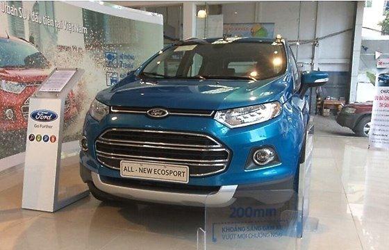 Bán ô tô Ford EcoSport Titanium 1.5 AT đời 2016, màu xanh lam, giá 600tr