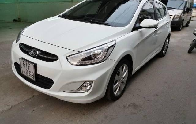 Bán xe cũ Hyundai Accent Blue đời 2015, màu trắng xe gia đình, 535 triệu