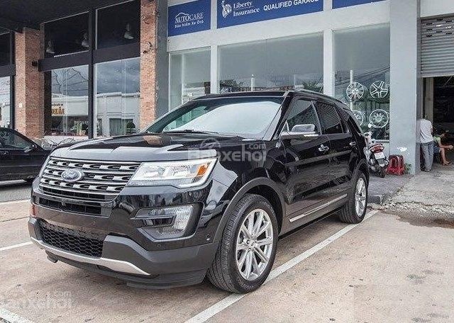 Bán Ford Explorer Limited đời 2017, màu đen, xe nhập, khuyến mãi khủng nhất Hà Nội