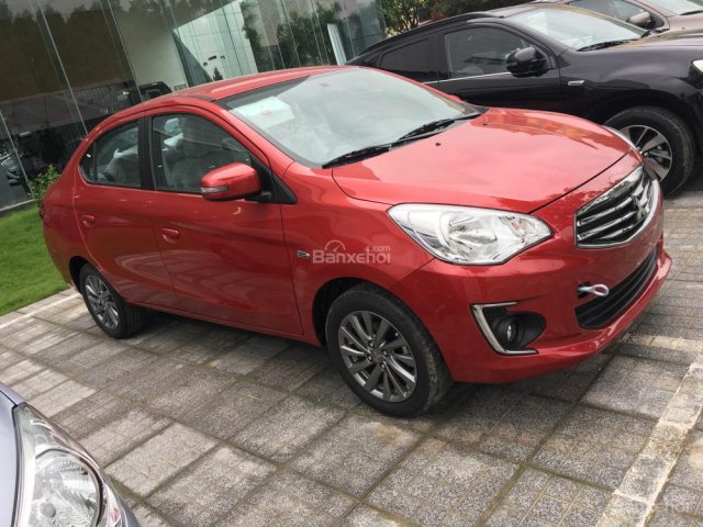 Bán xe Mitsubishi Attrage đời 2017, màu đỏ, nhập khẩu nguyên chiếc tại Nghệ An