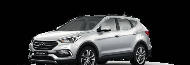 Bán Hyundai Santa Fe đời 2016, màu bạc