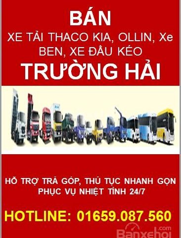 Bán xe tải Thaco Kia Frontier 1.25 tấn, nâng tải 1.9 tấn