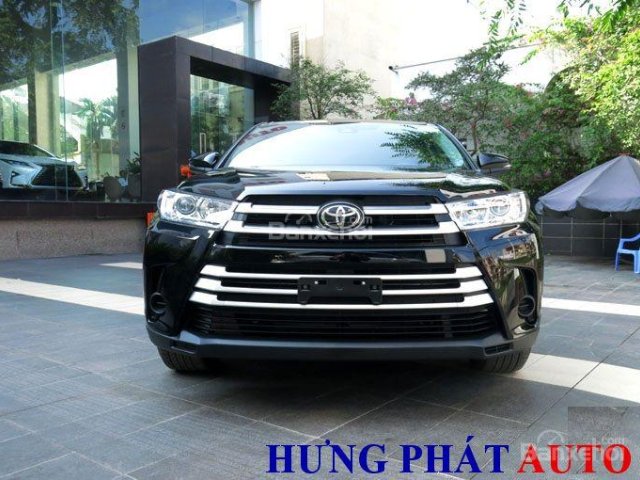 Cần bán Toyota Highlander 2.7 năm 2018, màu đen, xe nhập