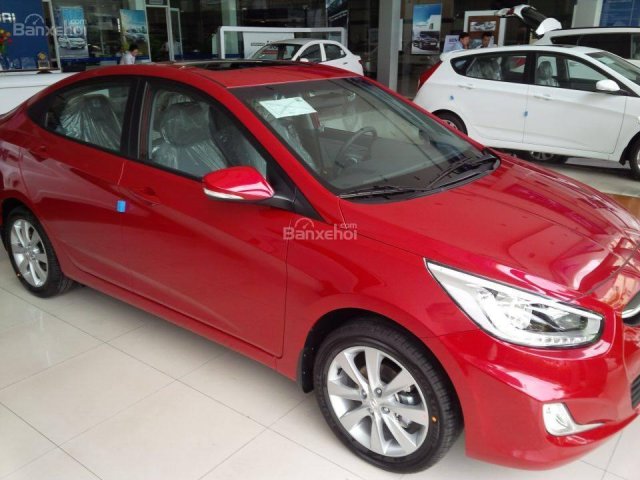 Bán ô tô Hyundai Accent 2017, màu đỏ, xe nhập khẩu, LH để có giá tốt nhất