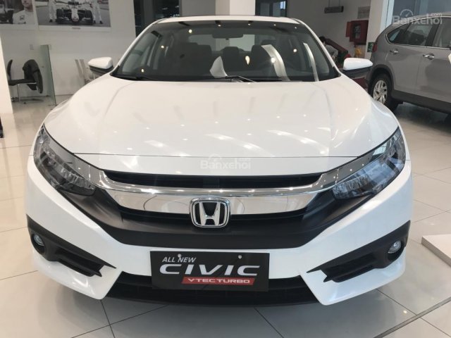 Bán xe Honda Civic 1.5 Vtec Turbo 2018 bản G, màu trắng, xe nhập giảm giá khủng nhiều ưu đãi, LH Ms. Ngọc: 0978776360
