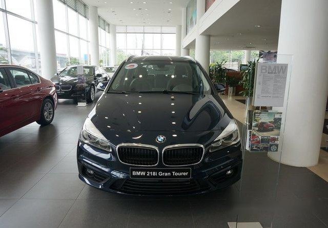 Cần bán BMW 2 Series 218I Gran Tourer AT đời 2017, màu xanh