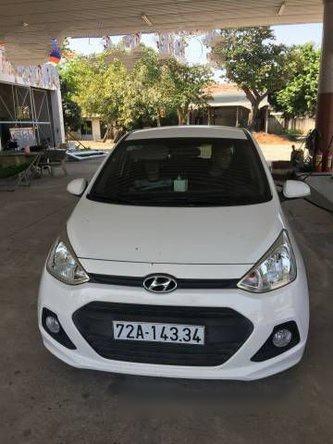 Cần bán xe cũ Hyundai i10 MT đời 2015, màu trắng số sàn, 370 triệu