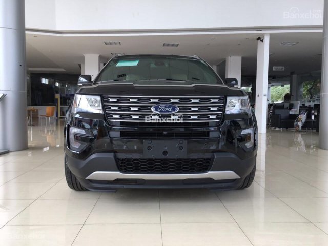 Bán xe Ford Explorer Limited 2.3L Ecoboost đời 2017, màu đen, nhập khẩu, có xe giao ngay