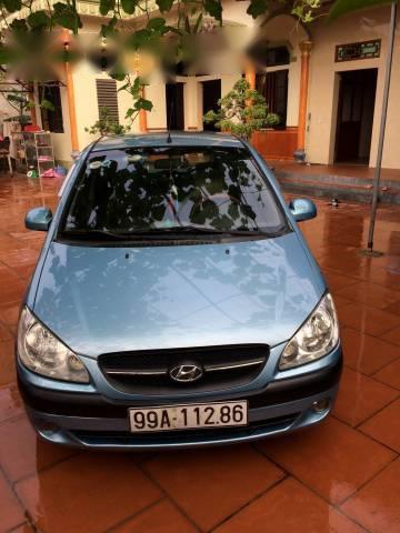 Bán xe Hyundai Getz đời 2009, màu xanh lam 