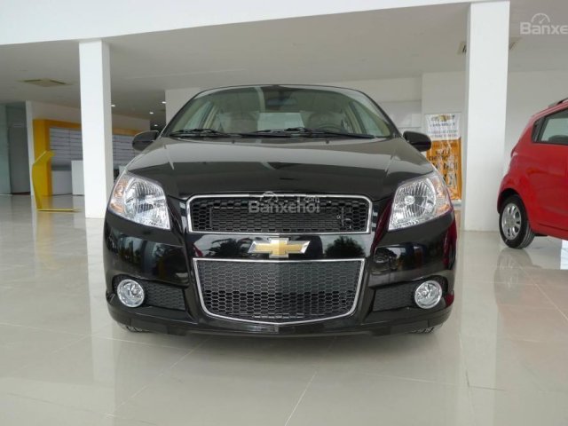 Cần bán Chevrolet Aveo đời 2018, màu đen, chạy grab uber, trả góp 100%, LH: 09 386 33 586 (Ms. Nga)