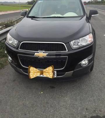 Cần bán xe cũ Chevrolet Captiva LT đời 2013, màu đen đẹp như mới