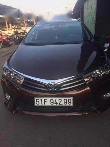 Bán xe Toyota Corolla altis đời 2013, màu nâu