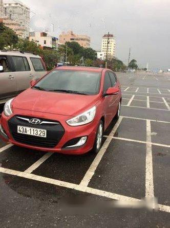 Bán xe cũ Hyundai Accent AT đời 2014, màu đỏ