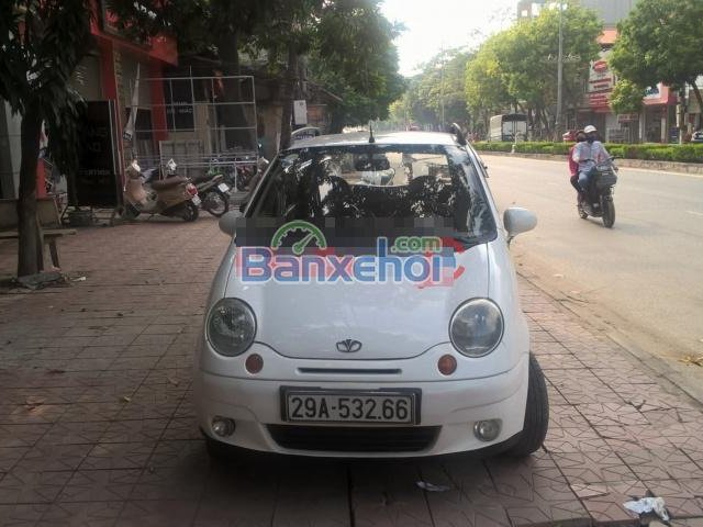 Cần bán xe Daewoo Matiz SE đời 2003, màu trắng, số sàn